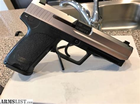 ARMSLIST For Sale Trade HK USP 40 Two Tone Stainless 2 Mags Safety