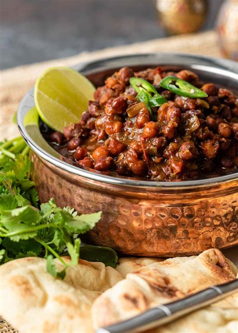 Kala Chana Black Chickpea Curry Silk Road Recipes