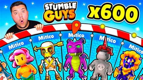 COMPRO 600 RULETAS MITICAS En STUMBLE GUYS 0 51 Y Pasa Esto YouTube