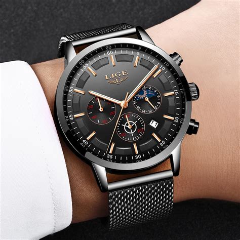 S Relogio Lige Mens Watches Top Brand Luxury