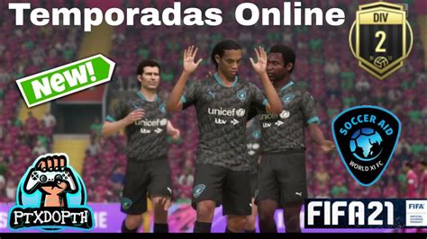 Fifa 21 Online Seasons Temporadas Online Soccer Aid Ganhamos