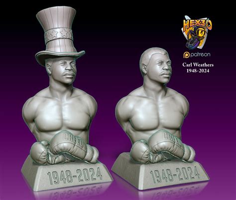 Apollo Creed Tribute Bust Carl Weathers Boxing Legacy Etsy