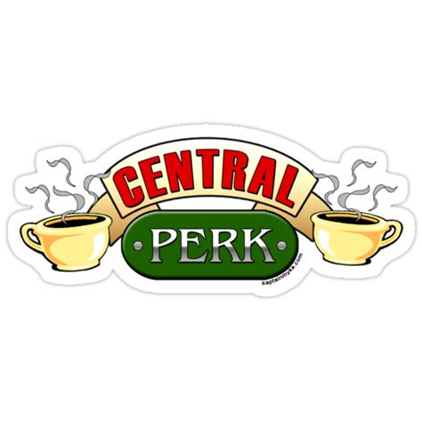 Central Perk Stickers By Kaptainmyke Redbubble