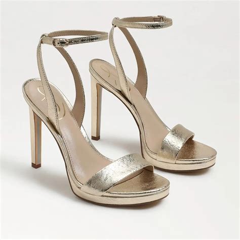 Gold Leaf High Heels Discount