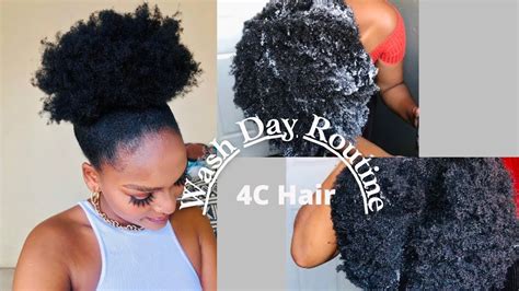 4c Natural Hair Wash Day Routine Start To Finish Transitioning