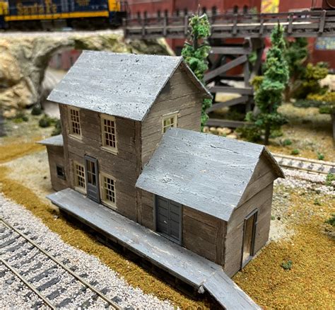 Scratch Build A Two Story Trackside Structure In Ho Scale A Coffee State Of Mind