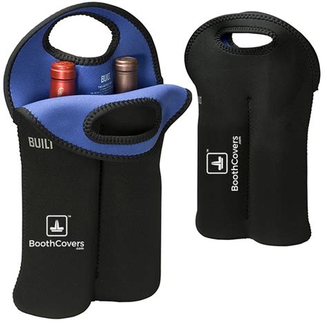 Built Promotional Neoprene Two Bottle Wine Bag Allpromos