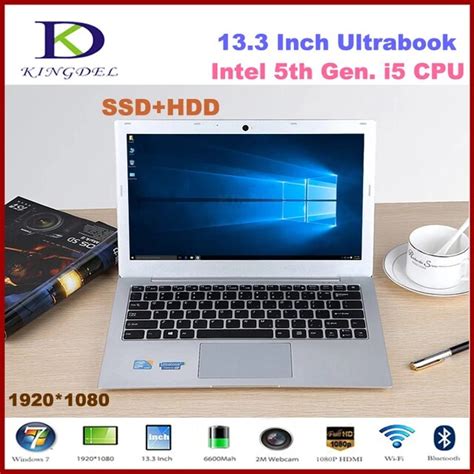 13.3 inch 5th Gen Intel Core i5 5200U up to 2.7GHz Ultrabook with 8GB ...