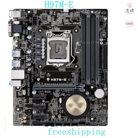 For ASUS H97M E Motherboard VGA DVI HDMI 16GB LGA 1150 DDR3 Micro ATX