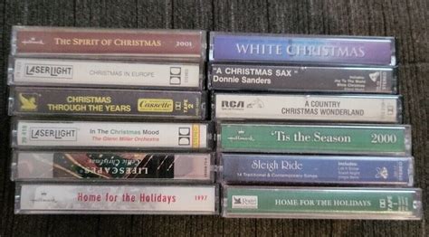 Lot Of Christmas Cassette Tapes Holidays Classic Favorites