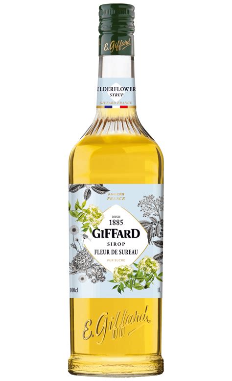 Sirop Fleur De Sureau Sublimez Vos Boissons Avec Giffard 1L