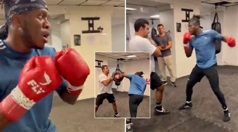 🚨 New KSI training footage emerges ahead of Tommy Fury fight