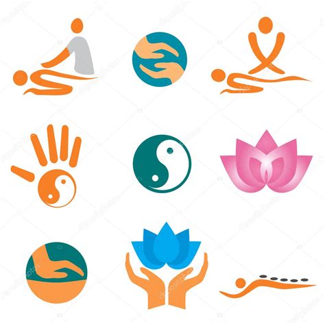 Iconsofmassage Stock Vector Image By ©chachar 5414235