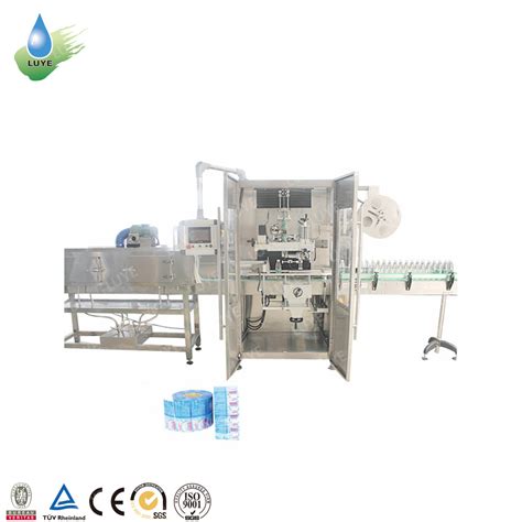 Automatic Pvc Sleeve Label Plastic Bottle Shrink Labeling Machine