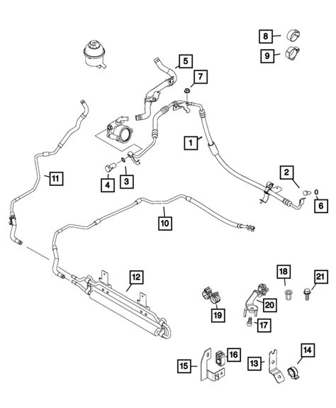 Ram Promaster City Power Steering Return Hose Aa