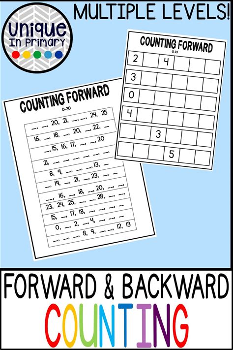 Count Forwards And Backwards To 50