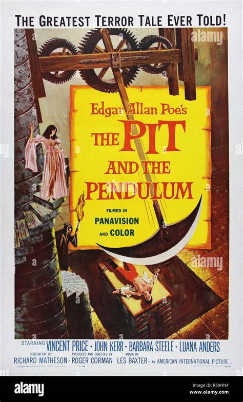 The Pit and the Pendulum - Original Movie Poster Stock Photo - Alamy