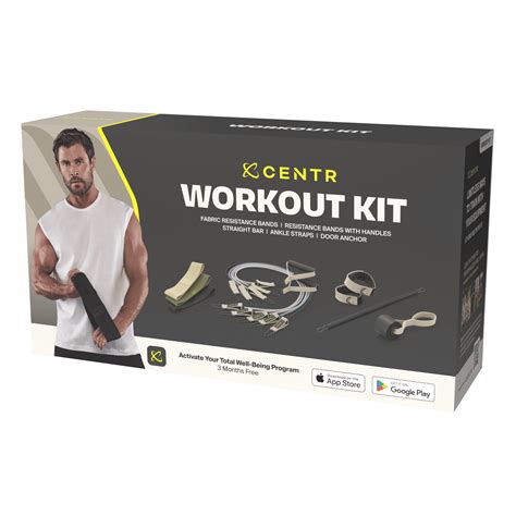 Centr By Chris Hemsworth Home Workout Kit, Resistance Bands and ...