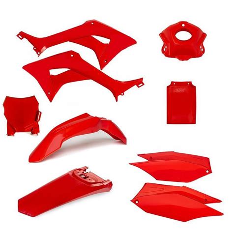 Kit Pl Stico Amx Completo Honda Crf F Number Plate Duo Number