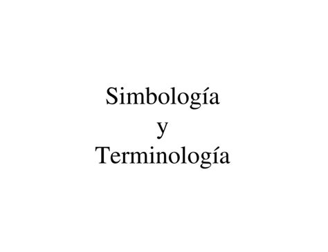 Simbolog A Y Terminolog A