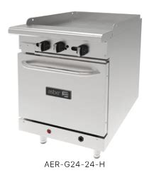 ESTUFA CON HORNO A GAS MCA MOD ASBER AER G24 24 H Chefdepot