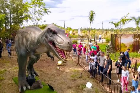 Vale Dos Dinossauros Em Cruzeiro Do Oeste Recebeu Cerca De 200 Mil