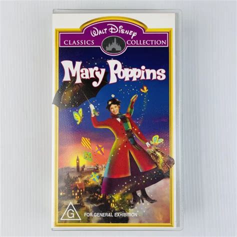 Mary Poppins Walt Disney Classics Vhs Video Tape Movie Collectors