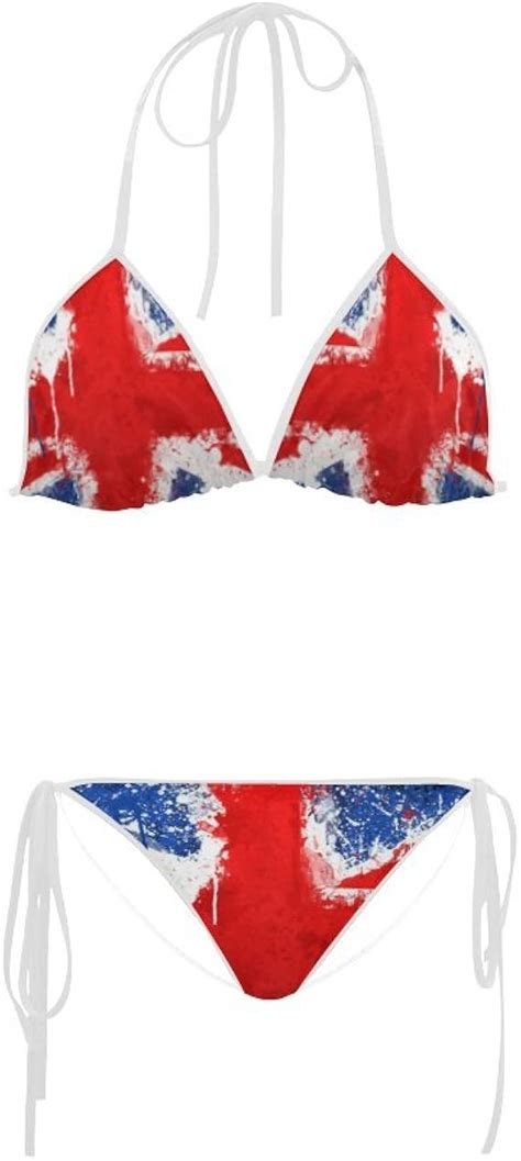 Amazon Bikini Adediy Fashion Custom Union Jack British Flag Summer My XXX Hot Girl