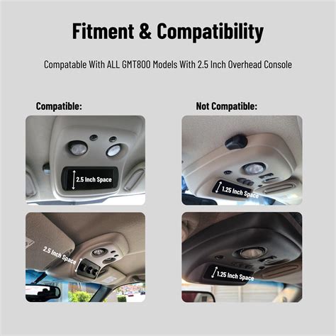 Overhead Console Mount for Edge Insight CTS3 & CTS2 | Fits 1999-2007