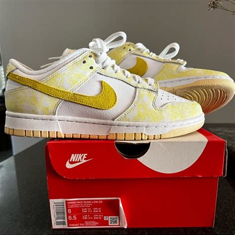 Nike Shoes Nike Dunk Low Yellow Strike Sneakers Poshmark