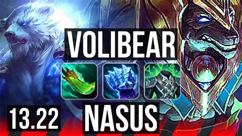 Voli Vs Nasus Top Solo Kills M Mastery Games