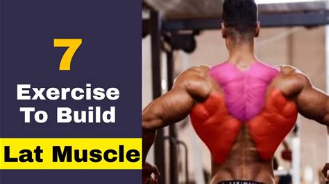 Best Lats Exercises 7 Best Exercise For Lats Gym Youtube