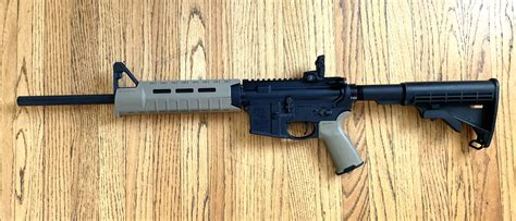 Magpul Moe Slim Line Ar 15 Handguard Carbine Length W M Lok Slots At3 Tactical