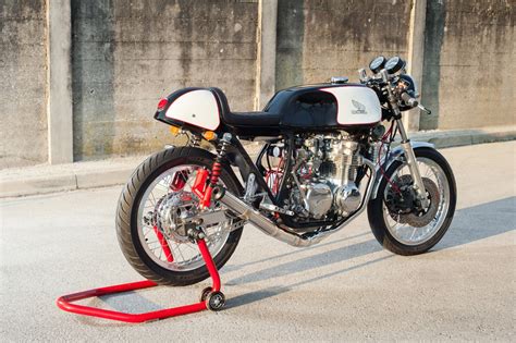 A Classic Honda Cb550 Cafe Racer