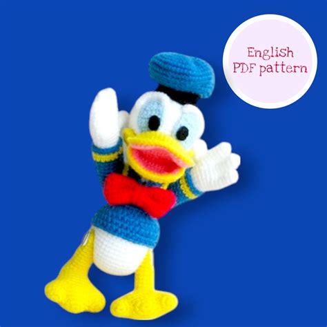 donald duck amigurumi pattern