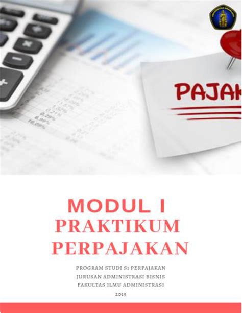 Modul Praktikum Pajak Praktikum Perpajakan Modul Pajak