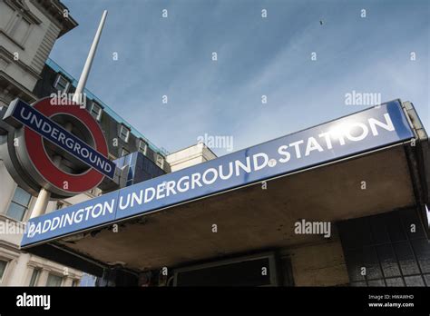 Paddington underground station entrance hi-res stock photography and ...