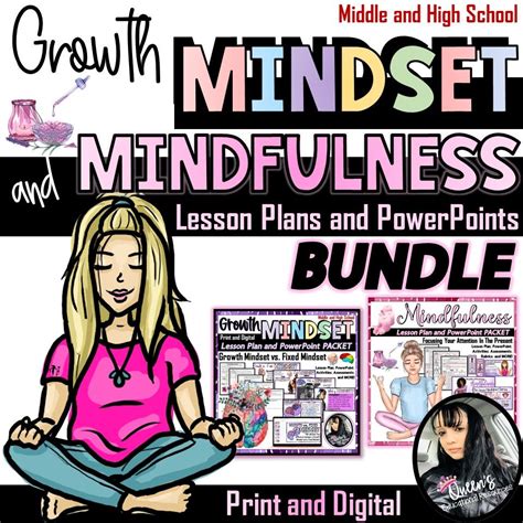 Growth Mindset And Mindfulness Lessons Activities For Sel And Self Regulation Made By Teachers