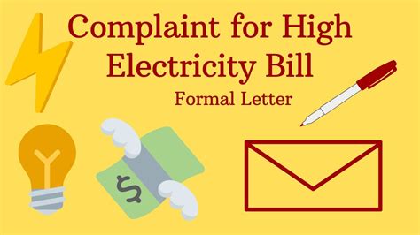 Complaint Letter For High Electricity Bill Teachmeyt Youtube