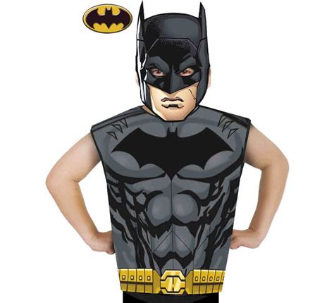 Batman Kost M Oder Kit F R Kinder Maske Und T Shirt