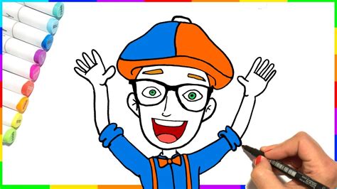 Easy Drawing Of Blippi Learn How To Draw Blippi Blippi Wonders | Images ...