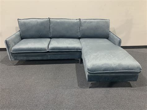 Ariel Sectional Blue Furniture Mart