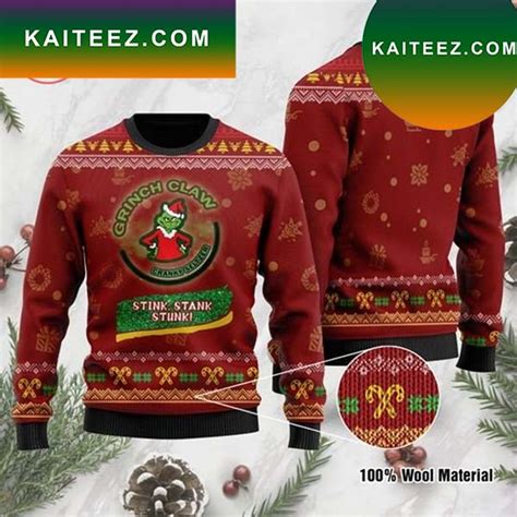 Crown Royal Grinch Christmas Ugly Sweater Kaiteez