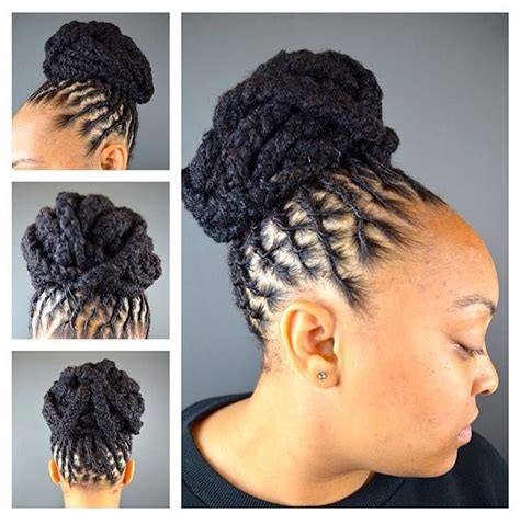 Loc Bun Updated Hair Styles Dreadlock Styles Dreads Styles