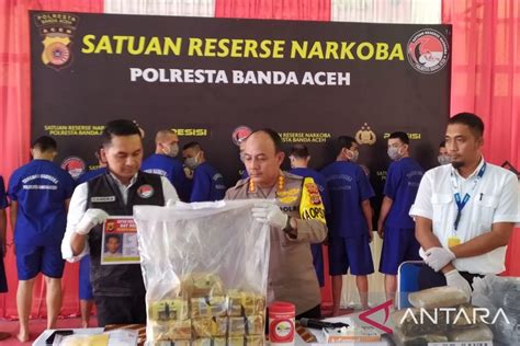 Polresta Banda Aceh Ungkap 107 Kasus Narkotika Selama 2023 Antara