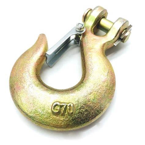 G Zinc Plated Crane Lifting Drop Forged Eye Grab Hook With Safety