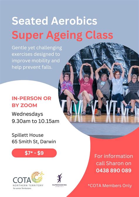 Seated Aerobics Cota Nt Voice For Territory Seniors