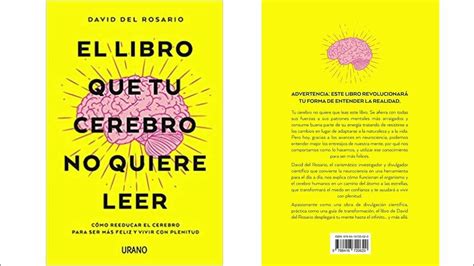 El Libro Que Tu Cerebro No Quiere Leer David Del Rosario Youtube