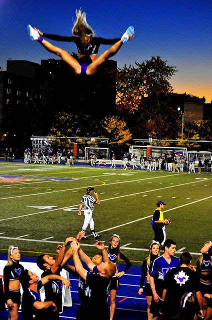 Competitive Cheerleading Basket Toss