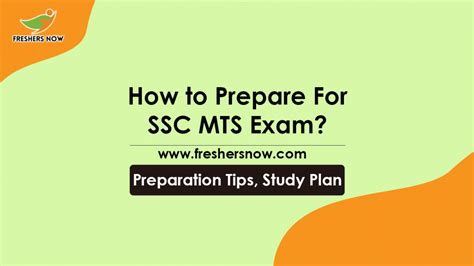 How To Prepare For SSC MTS Exam Preparation Tips Study Plan